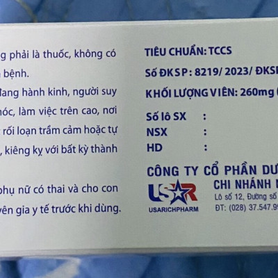 Hỗ trợ an thần - dễ ngũ - ngủ ngon giấc  STILUSAR 60 - Hộp 100 viên