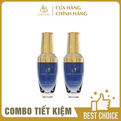 Combo Gel Dưỡng Mắt Và Serum Giảm Nếp Nhăn Origani Erda Cải Thiện Độ Đàn Hồi Của Da Ngăn Ngừa Lão Hóa - Có Chứng Nhận Organic  Của Úc