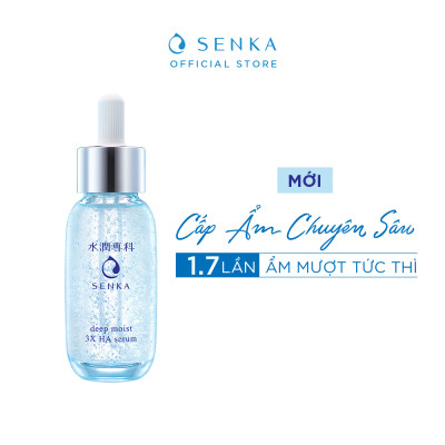 Serum dưỡng ẩm và chống lão hóa Senka Deep Moist 3X HA 30ml