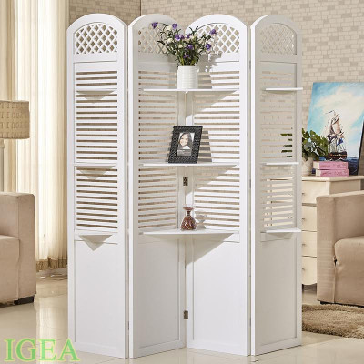 Bình Phong Sọc Ngang 2 Cánh Có Kệ