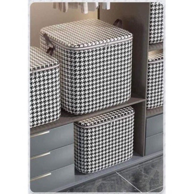 Túi Đựng Đồ Caro Trắng Đen – Đa Năng , Xếp Gọn, Tiện Dụng Cho Mọi Gia Đình