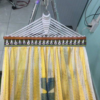 Bộ võng xếp du lịch BAN MAI: khung sơn tĩnh điện VIP và Lưới in sọc gỗ 50