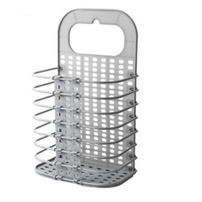 Rổ treo quần áo xếp gọn, giỏ treo đồ đa năng tặng kèm miếng dán hút chân không chắc chắn GD186-RTDoXG     