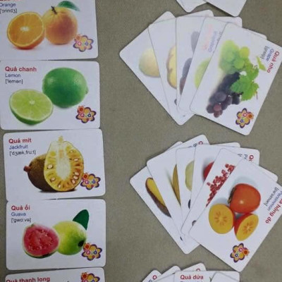 Bộ 416 Thẻ Học Tiếng Anh Thông Minh Flashcard Cho Bé - 16 chủ đề _ Dạy trẻ thông minh sớm