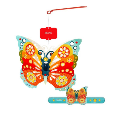 Lồng đèn trung thu Happy KiBu - Lồng đèn sáng tạo, Ánh sáng đêm trăng hình Bướm