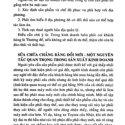 100 Điều Nên Làm, Nên Tránh Trong Kinh Doanh (Tái Bản 2019)