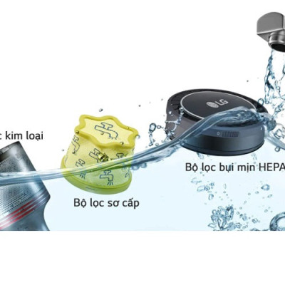 Máy Hút Bụi Lau Nhà Không Dây LG A9N-Max - Hàng Chính Hãng