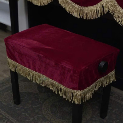 Bộ khăn phủ đàn piano cơ đàn piano điện tử 88 phím phong cách Châu Âu cổ điển sang trọng chống bụi chống xước - Hàng chính hãng