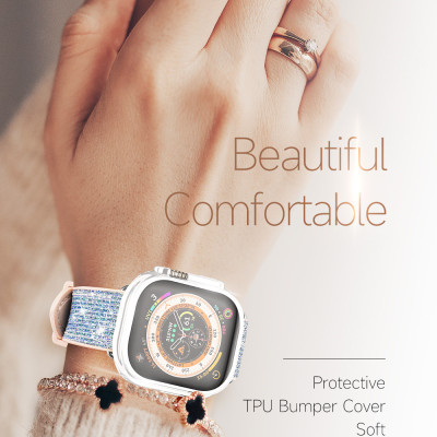 Ốp Case Bảo Vệ Dành Cho Apple Watch Ultra, Dux Ducis Samo Soft TPU Case - Hàng Chính Hãng