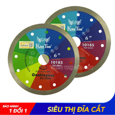 Lưỡi Cắt Gạch 150mm KingTom Sắc Màu Ướt - Chuyên Bê Tông, Đá Granite