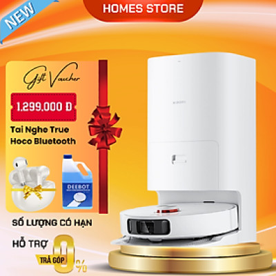 Robot Hút Bụi Lau Nhà Xiaomi X10+ Tự Gom Đổ Rác Tự Động 4000 Pa, Kết Nối App Mihome - Bản Quốc Tế