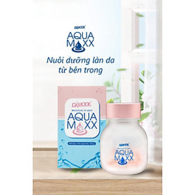 Viên uống bổ sung collagen đẹp da AQUA MAXX DAMODE lọ 60 viên