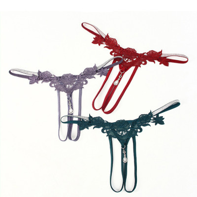 Quần lót nữ gợi cảm đính đá sáng Hot Girl, rỗng trước sau