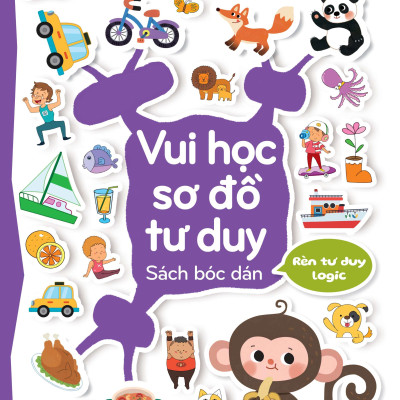 Combo Vui Học Sơ Đồ Tư Duy: Sách Bóc Dán (6 Cuốn)