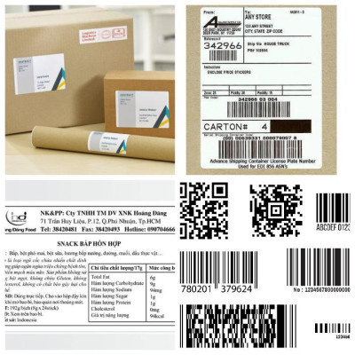 Nhãn Bế, Giấy Decal Brother DK-11209 (29mm x 62mm x 800 nhãn) - Hàng chính hãng