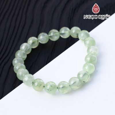 Vòng tay đá Prehnite xanh - Ngọc Qúy.