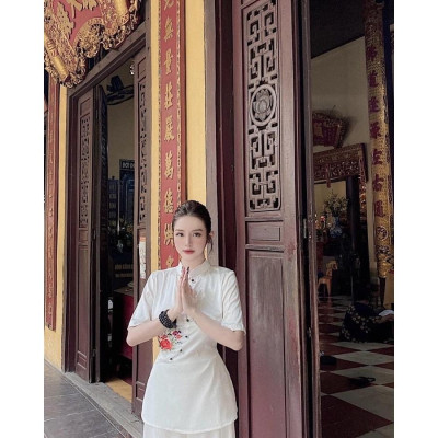 ĐỒ LAM ĐI CHÙA PHÁP PHỤC PHẬT GIÁO ht s11