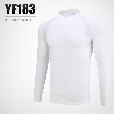 Áo dài tay giữ nhiệt golf nam YF183 - Chất liệu vải Polyester và lụa kem cao cấp - Giúp giữ nhiệt cho người trơi golf