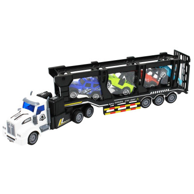 Đồ Chơi Xe Tải Vận Chuyển Điều Khiển Từ Xa Kèm 4 Xe Mô Hình - Vecto VT200-7