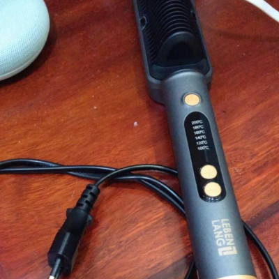 Lược điện chải tóc Lê Bên Làng LBL3055 inon âm chống xơ rối, kèm gương - Hàng chính hãng