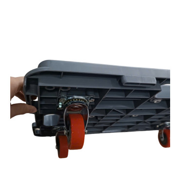 Xe đẩy dolly sàn nhựa fibertech nối được - tải trọng 100kg - Happy Move Thái Lan