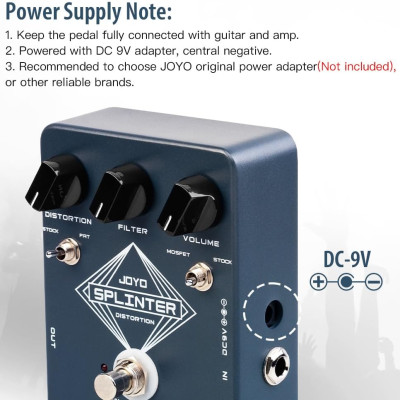 JOYO GUITAR EFFECT PEDAL SERIES - Phơ / Pedal Effect Guitar JOYO JF-17 JF-20 JF-21 JF-23 JF-25 JF-31- Hàng Chính Hãng