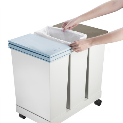 Thùng rác phân loại Hiro 3 ngăn