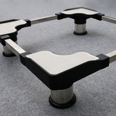 Chân đỡ máy giặt, tủ lạnh inox chất lượng cao hàng dày 4860N điều chỉnh được kích thước (48cm - 60cm) 