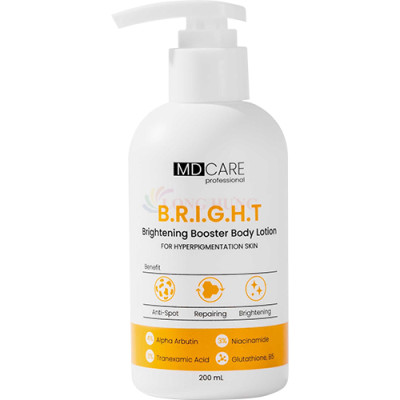 Sữa dưỡng thể trắng da MD CARE Brightening Booster Body Lotion (200ml) - Hàng chính hãng