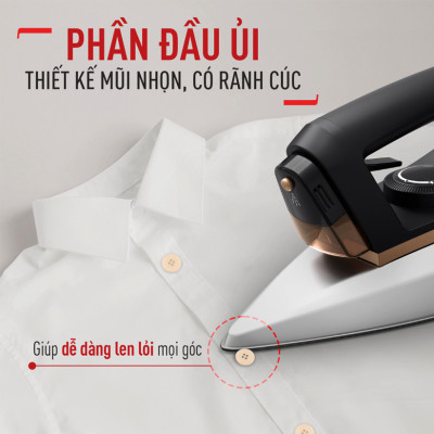 Bàn ủi khô Tefal FS3120L0 tích hợp bình xịt nước 1300W - Hàng chính hãng
