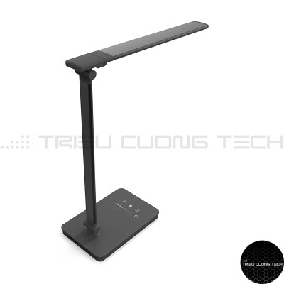 Đèn Bàn Học Led Bảo Vệ Mắt Chống Cận Làm Việc - Đọc Sách - Học Tập - 2 Trục Gập Gọn Tiện Lợi - 5 Cấp Độ Ánh Sáng - Linh Hoạt Điều Chỉnh Góc Độ & Vùng Sáng 3000-6000K Hàng Chính Hãng