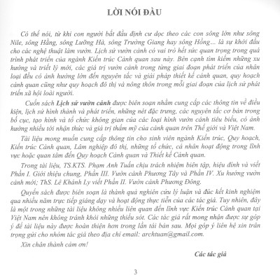  Lịch Sử Vườn Cảnh