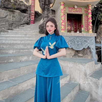 ĐỒ LAM ĐI CHÙA  Mẫu Chim Công Mới 2022 Đủ Màu