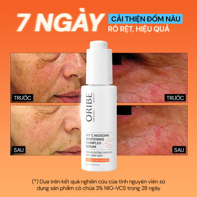 Serum Vitamin C 3% Niosome Oribe Dưỡng Trắng Cho Da Nám Xỉn Màu