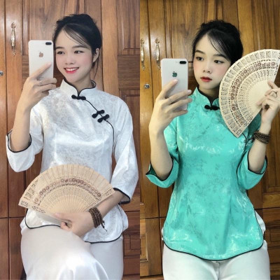 Đồ Lam Đi Chùa# Sẫm Gấm