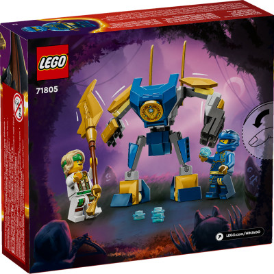LEGO NINJAGO 71805 Đồ chơi lắp ráp Chiến giáp của Jay (78 chi tiết)