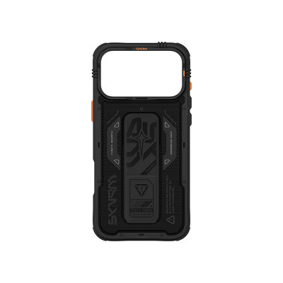 Ốp Lưng Cho iPhone 17 Pro/ 17 Pro Max SKINARMA PHANTOM Mag-Charge Grip-Stand Tích Hợp Vòng Sạc Không Dây Chân Đế Móc Tay Hàng Chính Hãng