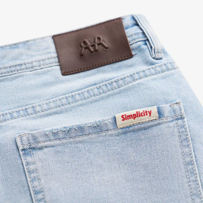 Quần short denim nam nhãn point. Straight - ROUTINE 10F25DPS002