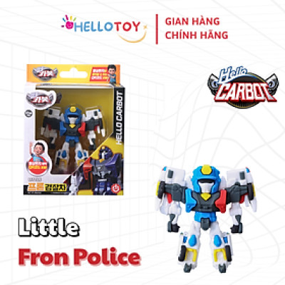 Đồ chơi Robot Little Fron Police Hello Carbot HC-F-002SD Nhựa PVC 120*72*130mm An toàn cho trẻ em Trên 37 tháng