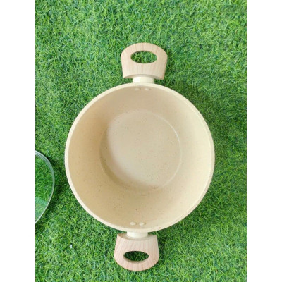 Nồi chống dính vân đá đủ size 20,22,24,26, 28cm tay cầm chống nóng dùng cho mọi loại bếp