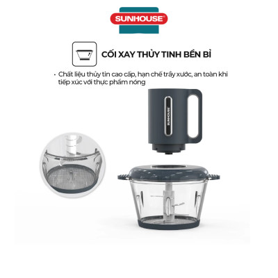 Máy xay thịt Sunhouse 1.8 lít SHD5403 - Hàng chính hãng
