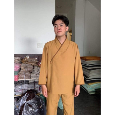 Đồ Lam Đi Chùa Pháp Phục Phật Giáo VẠT CHÉO