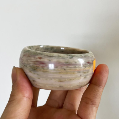 Vòng tay đá thật bản cao vân tím và đa sắc cho mệnh Thổ và Hỏa ( nhiều size)