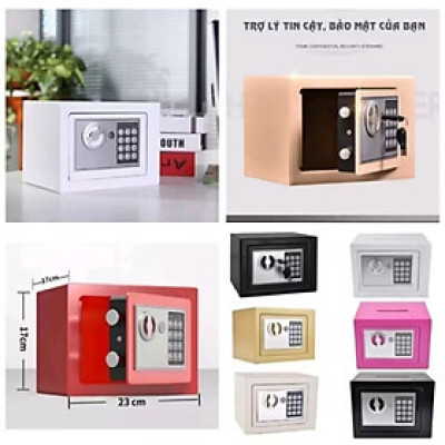 1 CÁI KÉT SẮT ĐIỆN TỬ MINI CÓ KHE BỎ TIỀN AN TOÀN 