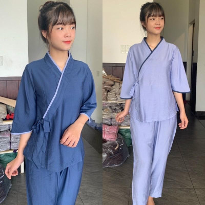 Đồ Lam Đi Chùa # Nhật Nơ Vải Tơ Lụa # Đồ Bộ Nữ # Quần Áo Nữ