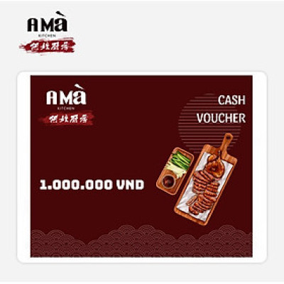 Giftpop - Phiếu Quà Tặng A MÀ KITCHEN 1000K