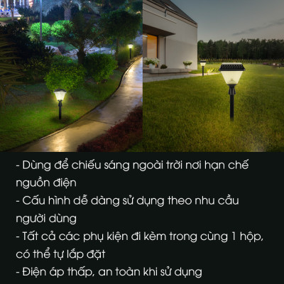 Đèn Philips sân vườn Deco solar bollard BGC050