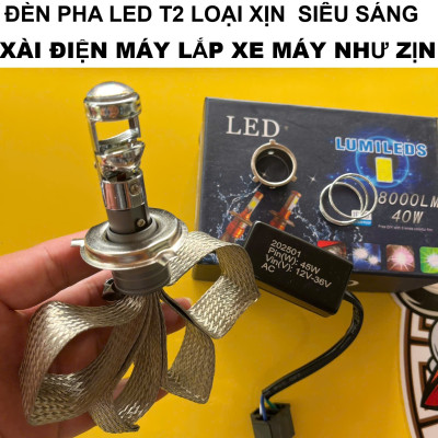 Đèn Bi LED T2 Siêu Sáng Cho Xe Máy Ô Tô – Chiếu Xa Rõ Nét, Tiết Kiệm Điện, Dễ Lắp Đặt
