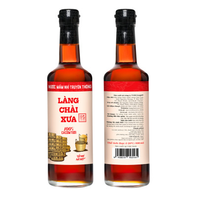 Đặc Sản Phan Thiết - NướC MắM Nhỉ Làng Chài Xưa Truyền Thống Nhãn Đỏ Thùng 6 Chai Thủy Tinh 500Ml Cốt Nhỉ Đặc Biệt Vị Đậm Đà Gu Ông Bà Xưa Nước Mắm Nguyên Chất Sạch Nước Mắm Nhĩ Từ Thùng Lều Gỗ 100% Cá Cơm Tươi Muối Tinh Khiết Không Chất Bảo Quản