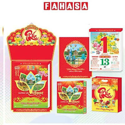 Lịch Bloc Siêu Cực Đại - Chủ Đề Phong Cảnh Việt Nam - Vinh Hoa Phú Quý - Hương Trang HT4